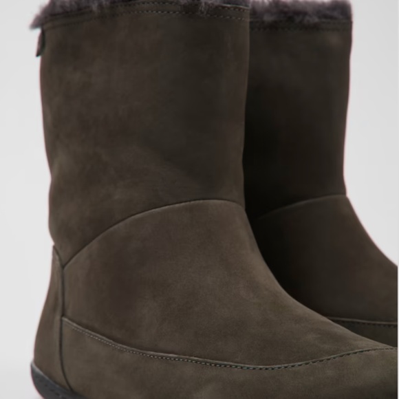 Camper - Peu Gray nubuck boots for women size 8.5 - Picture 5 of 5